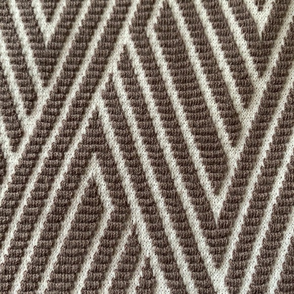 CHICO’S Diamond Pattern Shawl Texas Taupe Jacket S - Picture 8 of 8